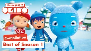 Best of Season 1 🤩| Compilation 🎥| Messy Goes to OKIDO | Cartoons For Kids