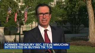 Former Treasury Secretary Steven Mnuchin is interested in buying TikTok