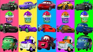 Looking For Disney Cars Lightning McQueen, Wrong Head Disney Cars, Mater, Chick, Hudson, BabyShark