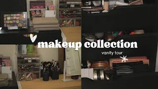 My Makeup Vanity Tour: A Look at My Beauty Collection | No-buy Year
