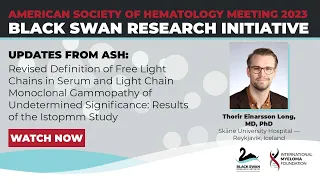 ASH23: Iceland’s iStopMM Study on Free Light Chains and MGUS | Thorir Einarsson Long, MD, PhD