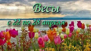 Весы Таро прогноз на неделю с 22 по 28 апреля 2024 года.