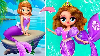 Sofia the Mermaid Growing Up! 30 LOL OMG DIYs