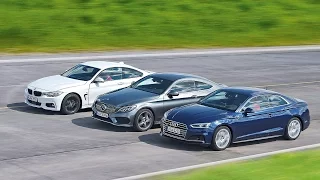 Audi A5 Coupe vs BMW 4 Series Coupe vs Mercedes C-Class Coupe