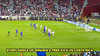 every angle of dimaria's free kick vs Costa Rica | Argentina