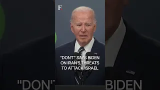 "Don't" Biden Warns Iran Against Attack on Israel | Subscribe to Firstpost