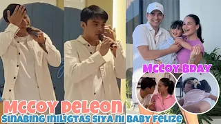 MCCOY DE LEON NAGING EMOSYONAL AT NAIYAK SA MENSAHE PARA KAY BABY FELIZE AT ELISSE JOSON