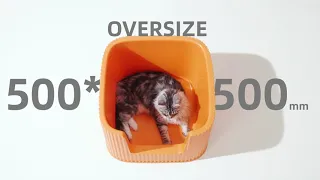 Michu Container XXL Open Style Cat Litter Box