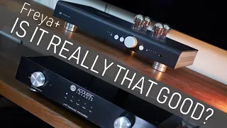 I've put Schiit Freya + against two preamps