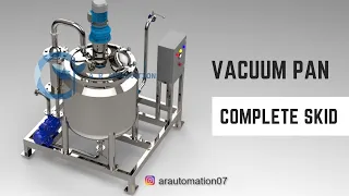 LOW CAPACITY MULTI PURPOSE VACUUM PAN | VACUUM PAN 3D