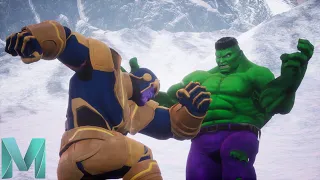 ✨헐크와 타노스의 피튀기는 싸움 EP01 [FOF 애니메이션] 💥Hulk Vs Thanos  Comic Fight Animation EP01 [FOF Animation]