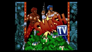 Super Smash TV - SNES gameplay - 2 player coop,
