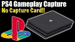 How to Record Gameplay on Sony PS4 - No Capture Card Needed