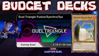 BUDGET Decks (Fusion, Synchro, AND Xyz) for Duel Triangle!