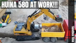 RC Huina 580 all metal / Best R/C Construction Site!