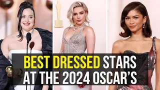 Top 10 Best Dressed Celebrities at Oscar 2024