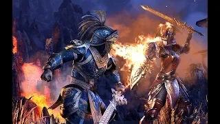 Elder Scrolls Online Геймплей за рыцаря дракона
