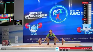 Asian Weightlifting championship 2023 women 64kg (group-A)