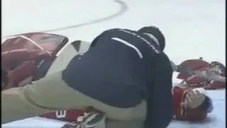 Ballard hits Vokoun on head with stick