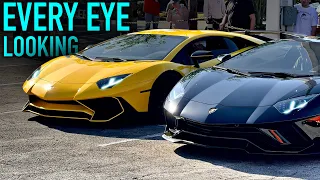 765lt Pulled Up, So 2 Aventadors Showed It Who’s Boss // Caffeine & Octane Jax