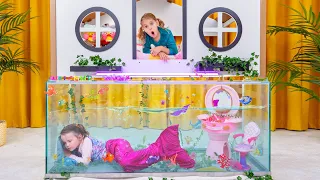 Secret Mermaid Room Under my bed + more Kids Videos