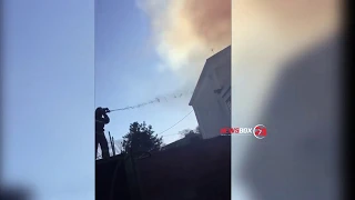 В пригороде Владивостока сгорел коттедж