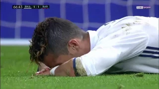 CRISTIANO RONALDO MISSED VS BARCELONA