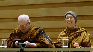 Ajahn Brahm: "The Right Approach to Jhana" Guided Med, Dhamma Talk, Q&A in Oxford (Wolfson) 14.11.23