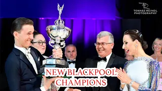 New Blackpoool 2021 Professional Ballroom Champions | Domen Krapez Natasha Karabey