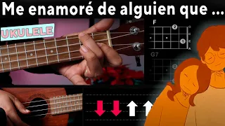 Me Enamoré De Alguien Que También Se Enamoró UKULELE Tutorial | Acordes de UKULELE