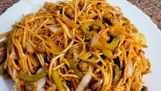 veg chowmin recipe/ आज बनाया वेज चाउमीन