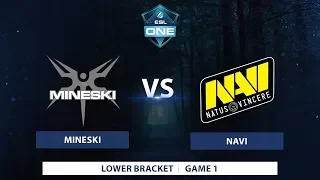 Mineski vs Navi | Game 1 | ESL One Genting 2018