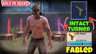 I Turned Intact p18c Into Fabled Pistol 😵‍💫 - Solo vs Squad Hard Challenge 🔥 | Pubg Metro Royale