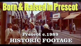 HISTORIC FOOTAGE | Prescot | Lancashire | c.1989