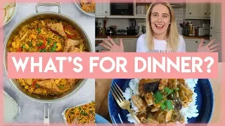 What's for dinner? Cook with me! | 4 Affordable + Quick Meal Ideas | Becky Excell