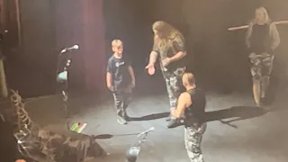 Young Fan Goes on Stage | Sabaton Fenway Music Hall 10/21/22