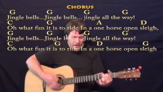 Jingle Bells (CHRISTMAS) Strum Guitar Cover Lesson in G Major with Chords/Lyrics