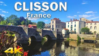 Gorgeous Medieval Village of Clisson - France【4K - 60fps】🇫🇷