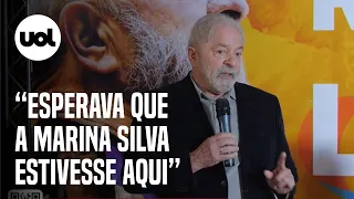 Lula diz que esperava Marina Silva em ato da Rede para apoiar o petista