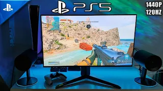 PS5 1440P 120HZ Test | Warzone | Fortune's Keep Gameplay