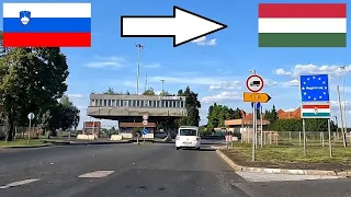 Slovenia - Hungary / Crossing The Border By Car