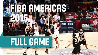 Venezuela v Argentina - Group B - Full Game - 2015 Fiba Americas Championship