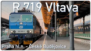 Pohled na trať | Praha hl.n. - České Budějovice | R 719 Vltava