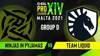 CS:GO - Ninjas in Pyjamas vs. Team Liquid [Inferno] Map 1 - ESL Pro League Season 14 - Group D