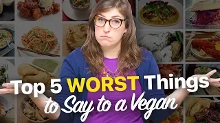 5 WORST Things To Say To A Vegan || Mayim Bialik