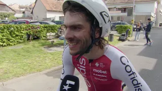 Guillaume Martin - Interview à l'arrivée - Prologue - Tour de Romandie 2024