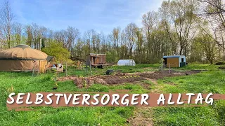 Folge dem ALLTAG EINER SELBSTVERSORGERIN | Gemüsegarten und Selbstversorgung im APRIL 👩🏼‍🌾🥬 VLOG 44