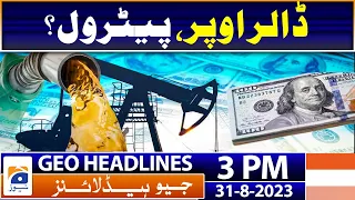 Geo Headlines Today 3 PM | FBR freezes PIA bank accounts over non-payment of FED | 31st August 2023