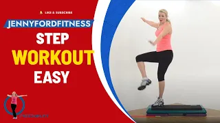 Step Aerobics | Quick Cardio Workout Video Anyone Can Do | Learn to Step At Home | Beginner Fitness