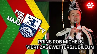 Prins Rob voorop tijdens Zagewettersjubileum - 9 januari 2023 - Peel en Maas TV Venray